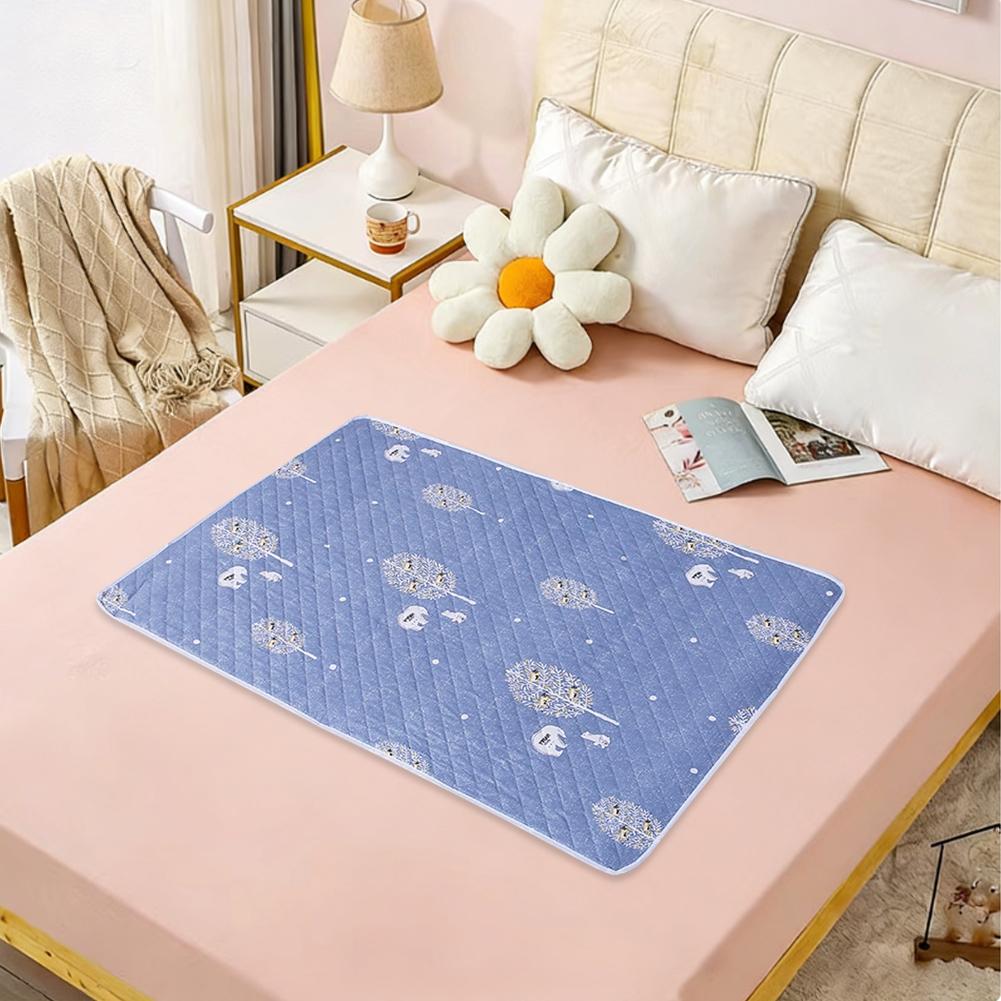 Waterproof Mattress Protector Breathable - 50 × 70 センチメートル防水洗えるマットレス尿マット赤ちゃん幼児用かわいい漫画ベッドプロテクターおむつ寝具尿パッド布