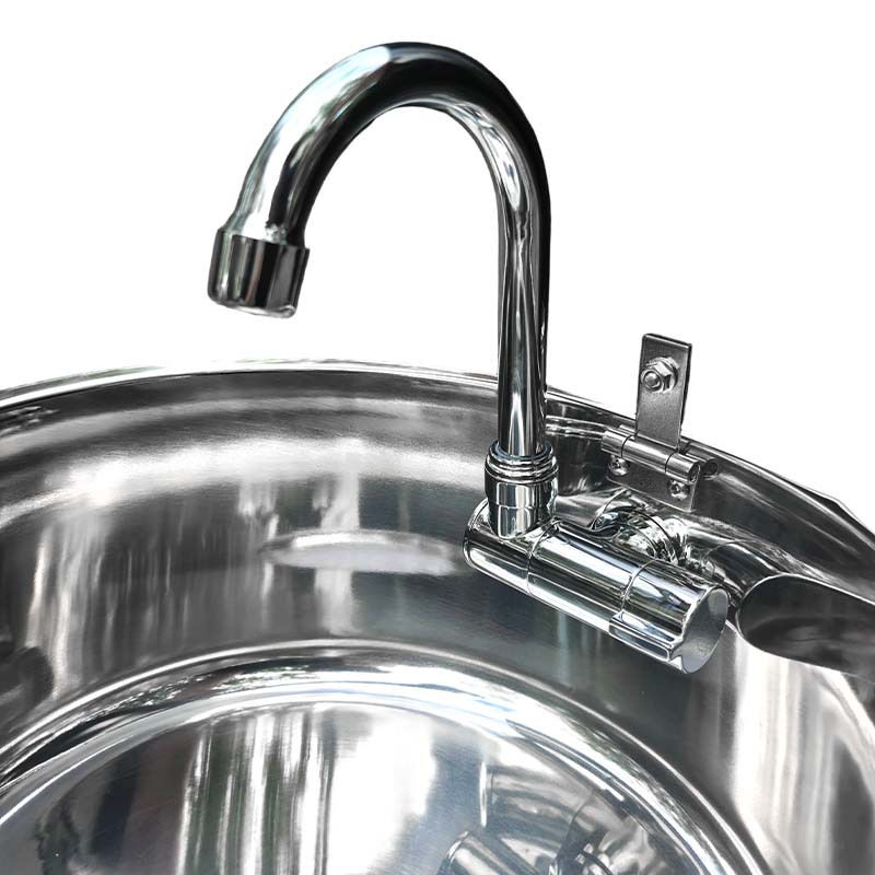 RV用円形シンク 蓋付き キッチン折りたたみ式フリップカバー - Kitchen のレビューと価格