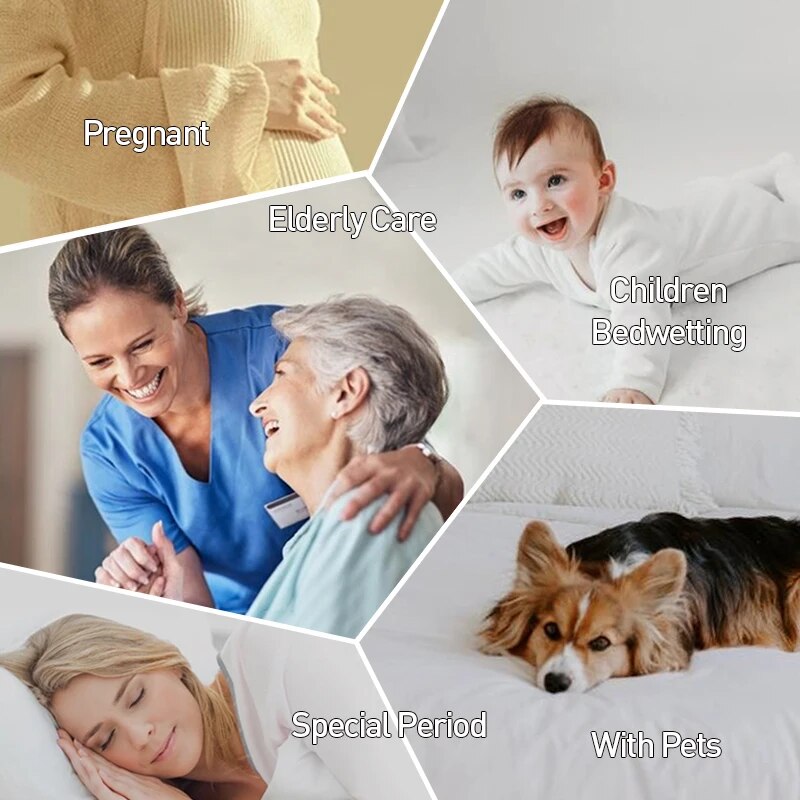 防水マットレスプロテクター、通気性ノイズレスマットレストッパ - Waterproof Mattress Protector Breathable のレビューと価格