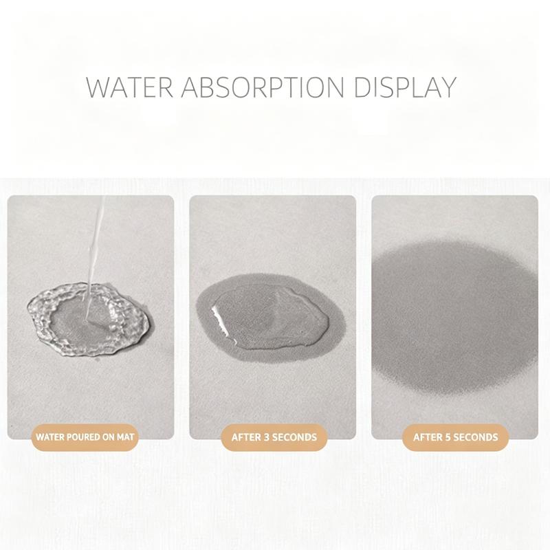 3D猫型珪藻土バスマット、高吸水性、滑り止め、速乾性、玄関用 - Quick Dry Diatomite Bath Mat のレビューと価格