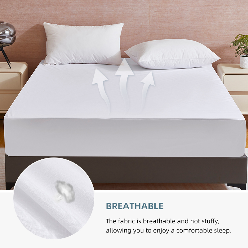 クイーンサイズ防水マットレスプロテクター、ペット、高齢者、失 - Waterproof Mattress Protector Breathable のレビューと価格