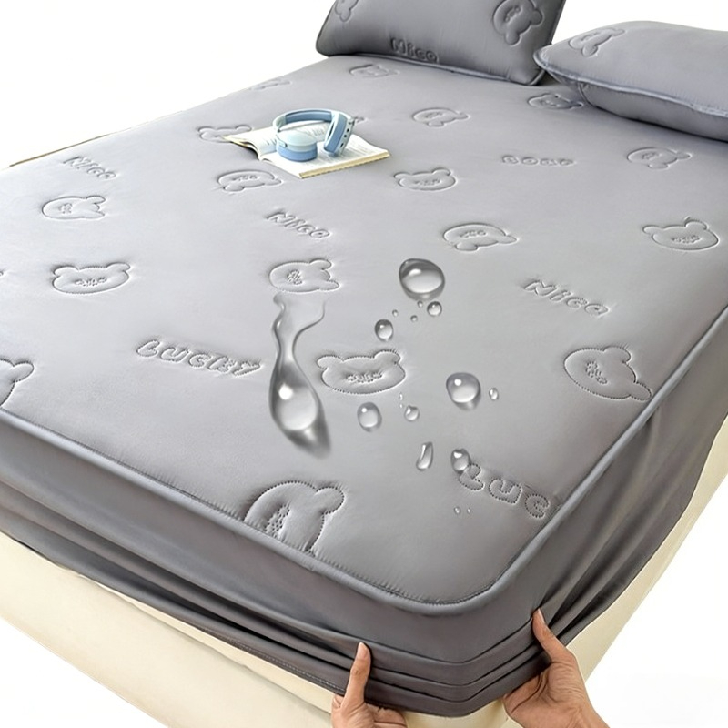 超音波キルティング加工クイーンサイズフィットシーツ防水キング - Waterproof Mattress Protector Breathable のレビューと価格