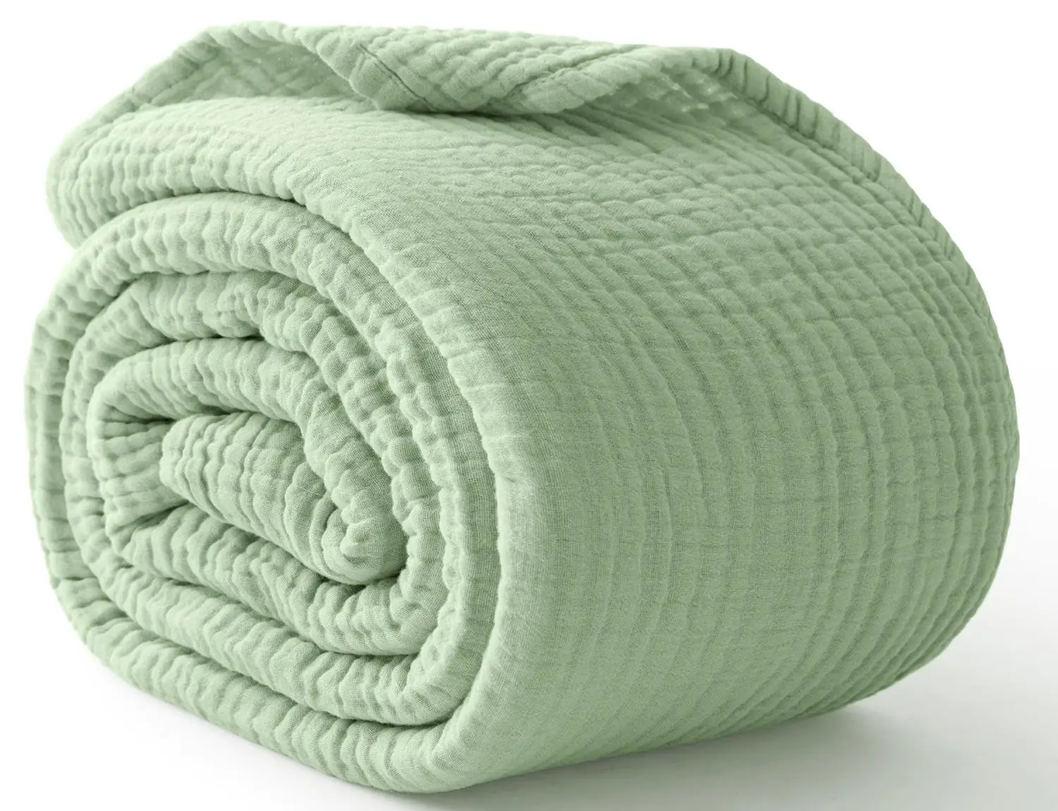 100%コットン製ベッド用ブランケット、柔らかなモスリン生地 - Muslin Cotton Bedspread のレビューと価格