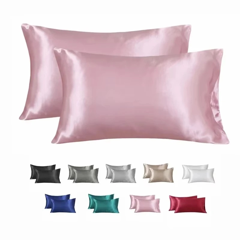 100%シルク枕カバー、シルキーサテンのヘアビューティー枕カ - Satin Silk Pillowcase Hair Skin のレビューと価格
