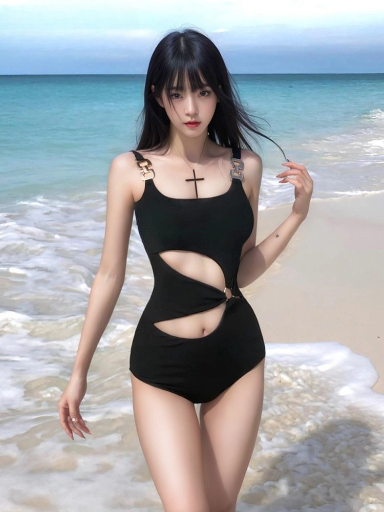 セクシーなカットアウトモノキニ レディース 2026 ファッ - Bath のレビューと価格