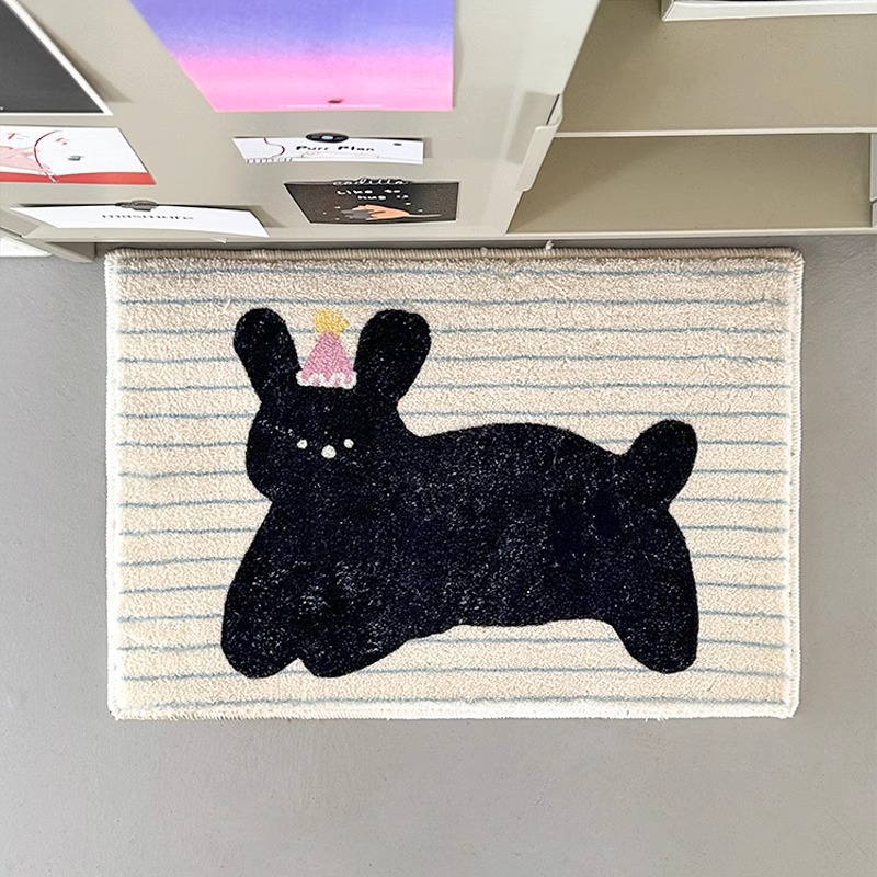 VIKAMA ダックスフントプリントバスマット滑り止め吸水速 - Quick Dry Diatomite Bath Mat のレビューと価格
